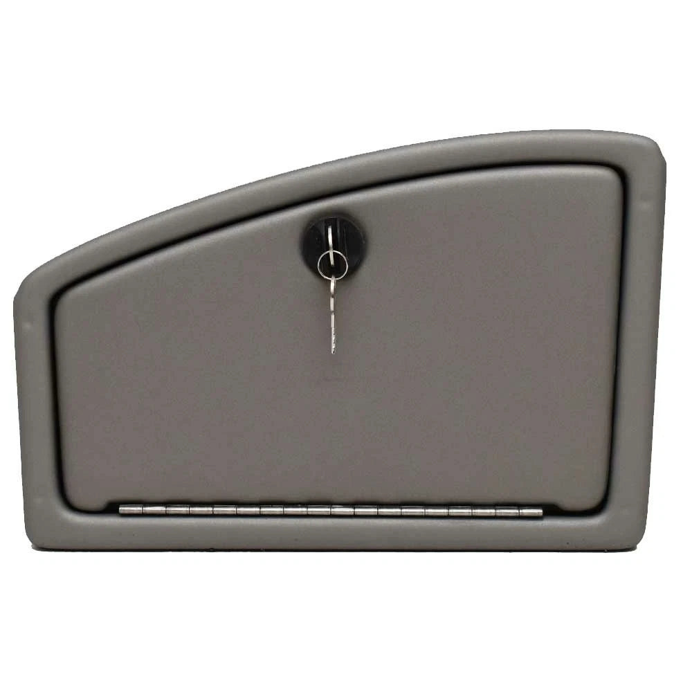 Ranger Boat Glove Box Panel - 13 3/4 Inch Plastic Silver