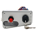 Centurion Boat Ignition Switch Panel - 4 Position Silver Brushed