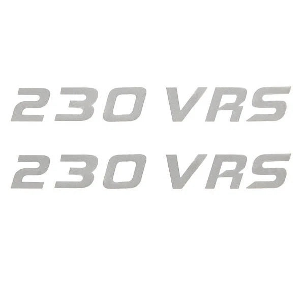 MasterCraft Boat Brand Decals 750074 - 230 VRS 1999-2007 Silver (pair)