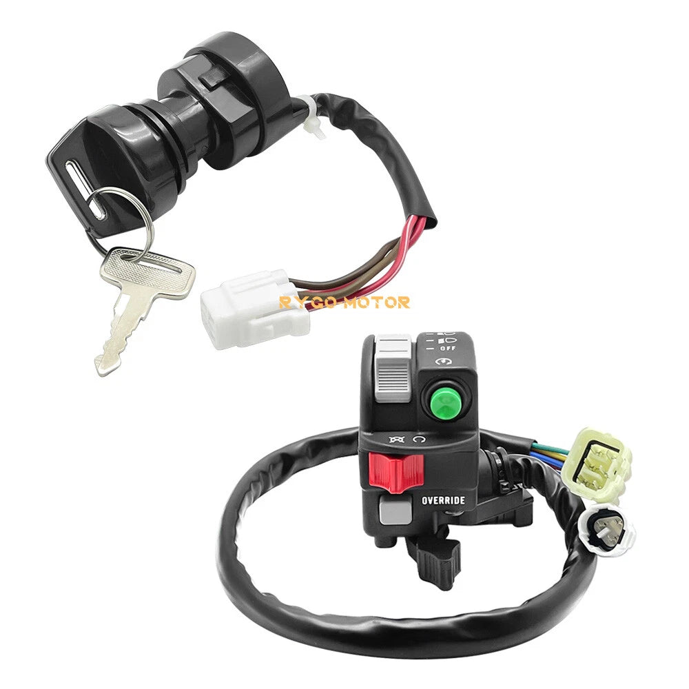 Start Stop Headlight Switch & Ignition Key Switch for Yamaha Grizzly 450 YFM450
