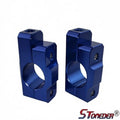 STONEDER Motorcycle 8mm CNC Rear Mirror Bracket Mount Holder for 7/8" Handlebar