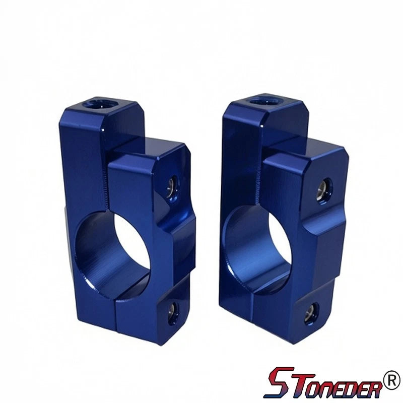 STONEDER Motorcycle 8mm CNC Rear Mirror Bracket Mount Holder for 7/8" Handlebar