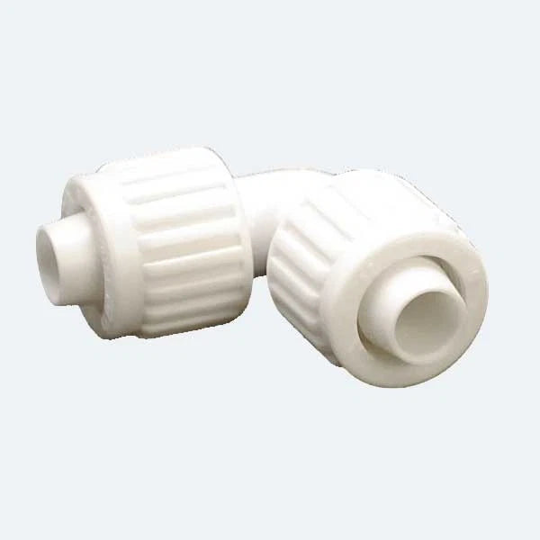 PowerQuest Boat Elbow Hose Fitting 2218 - Spears 1/2 Inch PVC White
