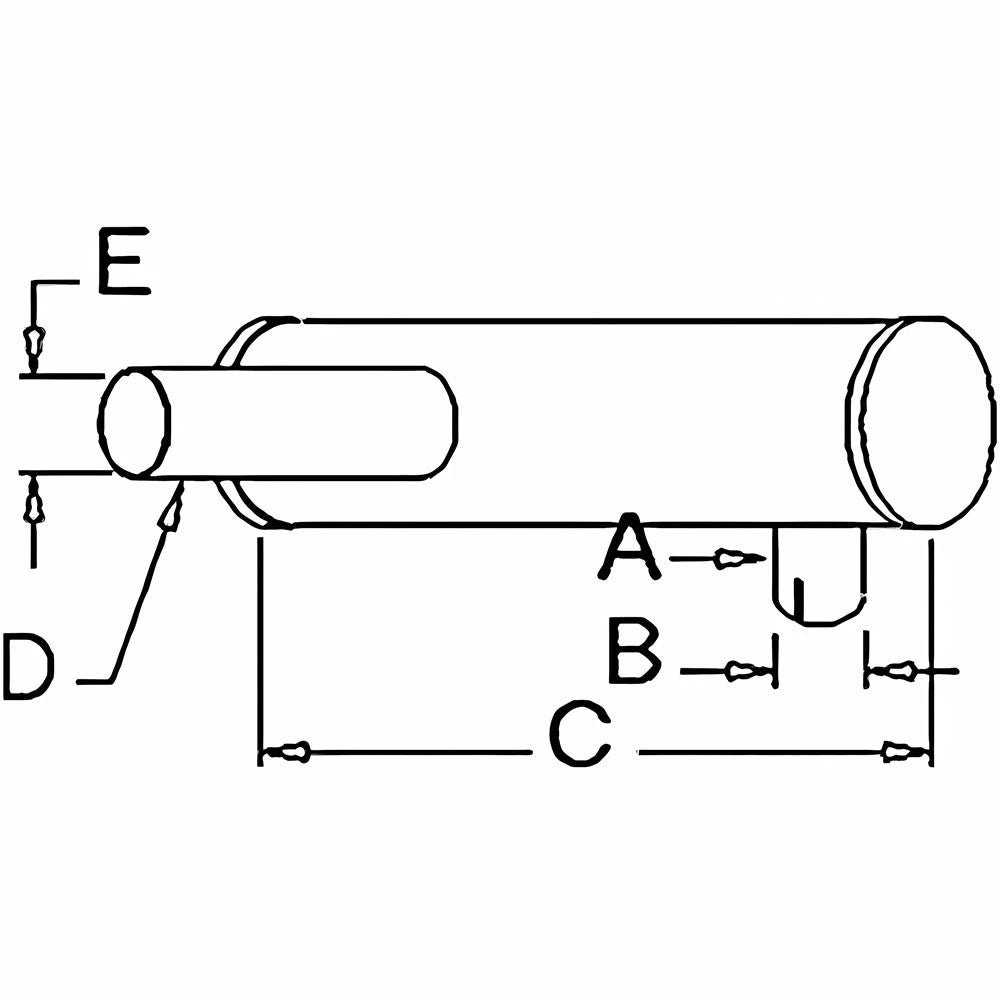 Muffler Fits Case/Internati Onal Harvester Models Replaces F81620