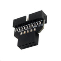 1Pc Panel Plug USB2.0 9-Pin Female to USB3.0 19-Pin Male Adapter for Mainboard C