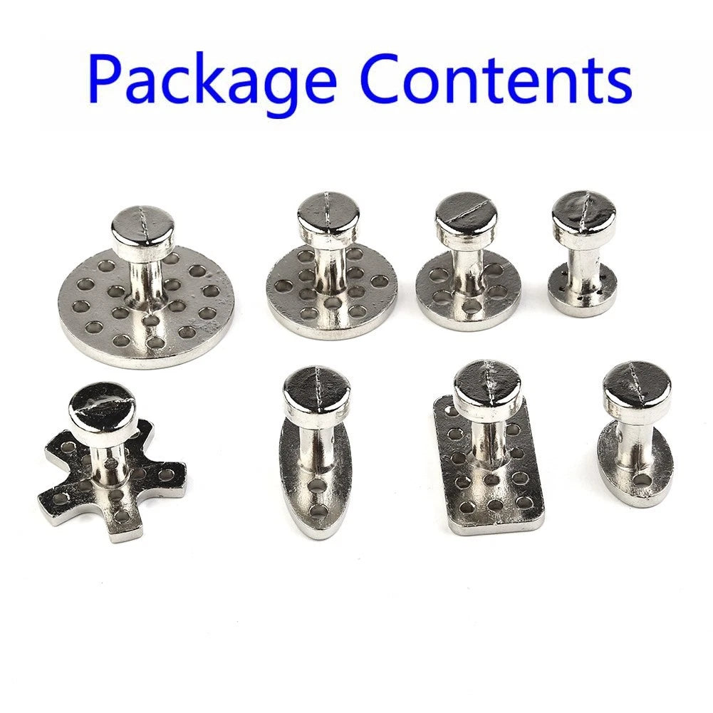 Car Paintless-Dent Puller Lifter Glue Repair Hail Removal Tabs Tool Kit-UK