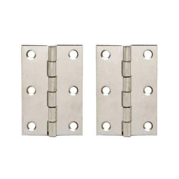 Boat Stainless Steel Hinges - 2 X 3 Inch (pair)