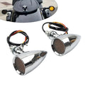 2X Motorcycle Turn Signals Light for Harley Super Glide FXD Dyna Low Rider Chrom