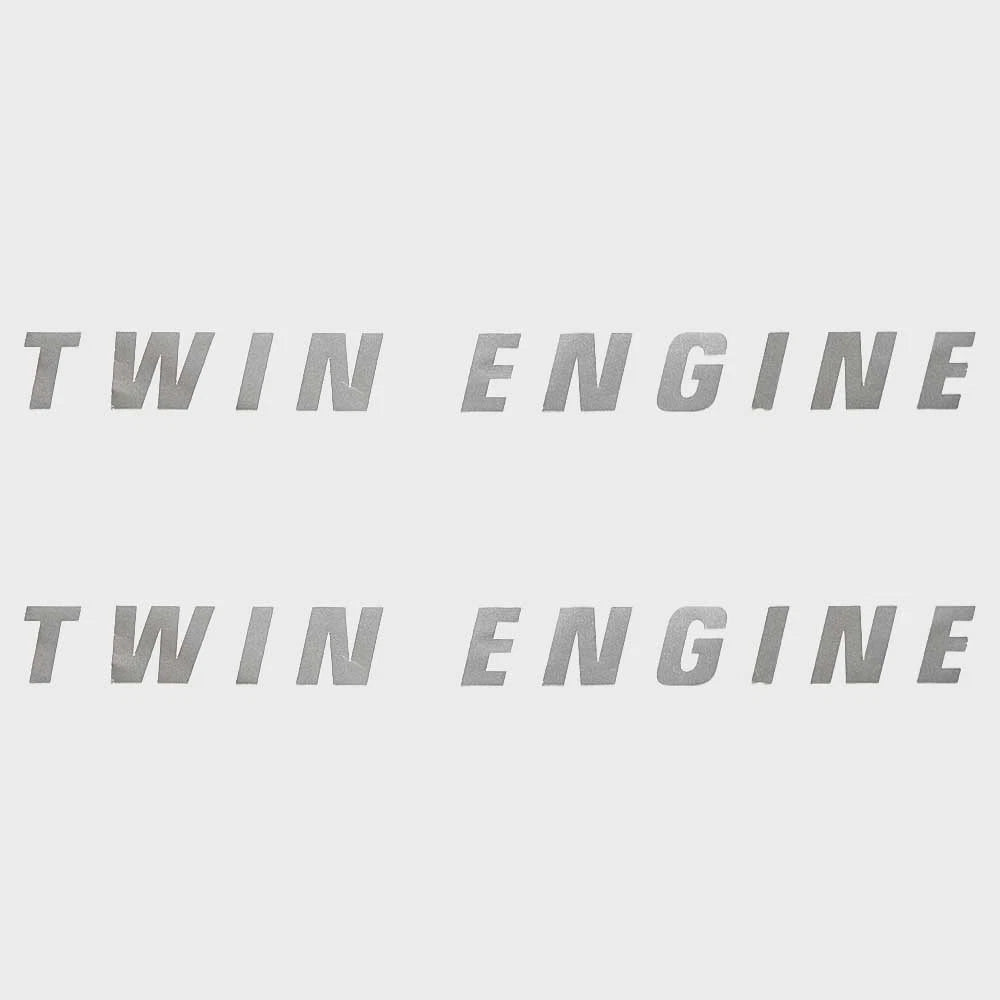 Yamaha Boat Decals F0R-U417T-00 - Twin Engine 18 Inch Silver (pair)