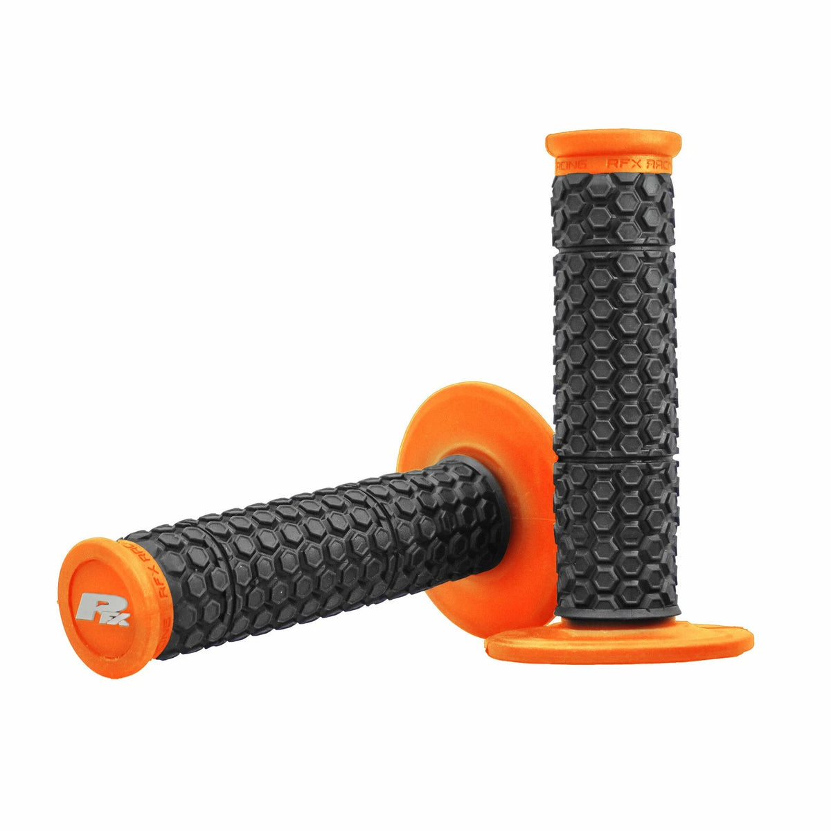 RFX Nanotube Grip Orange with Black Center for Offroad Motorcycles 2015-2023