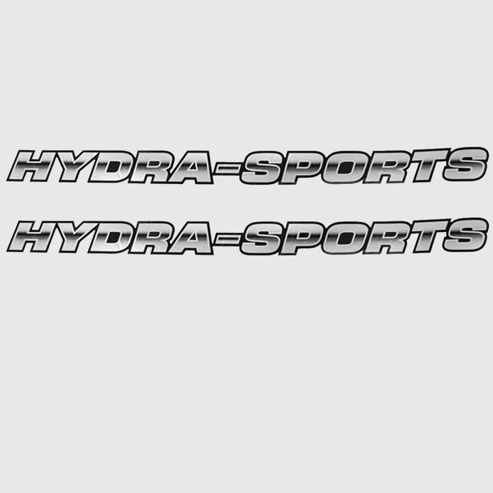 Hydra-Sports Boat Decals - 44 X 3 Inch Gray Black Gradient (pair)