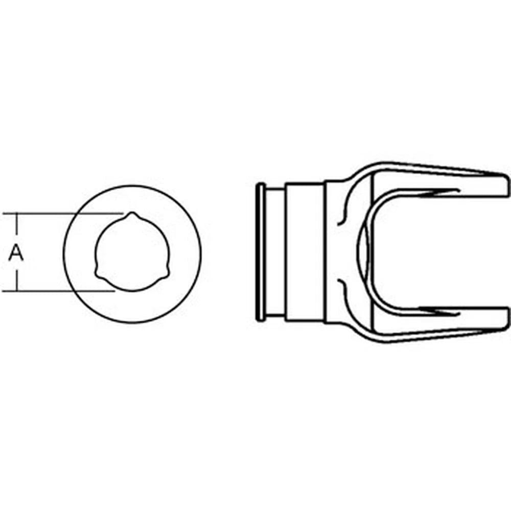 Yoke 278649 Fits Ford Holland 157 158 169