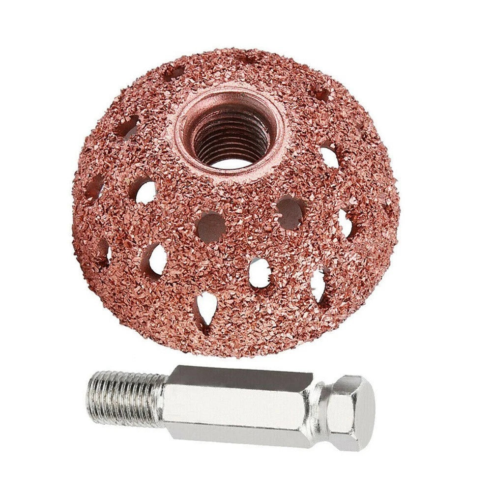 42mm Tire Grinding Head Rasp Buffer Ball Tyre Repair Hand Tool Buffing Wheel