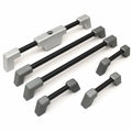 Supra Boat Grab Rail Kit 116293 - Black - Gray - Silver Aluminum (kit)