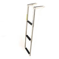 Garelick Boat Telescoping Ladder 24361 - 3 Step Stainless Steel