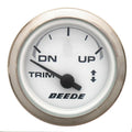 Beede Boat Trim Gauge 945703 - Honda 2 Inch Silver White