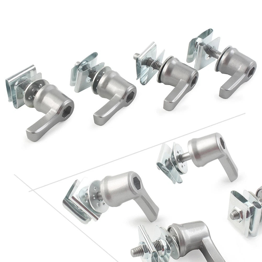 Saddlebag Lock Mounting Screw Kit Fit Harley Touring Road Glide 1993-2023 Chrome