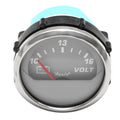 Faria Boat Volt Meter Gauge VP4019A - Professional Gray 2 Inch