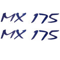 Glastron Boat Brand Decals 0572946 - MX 175 Dark Blue Stickers (pair)