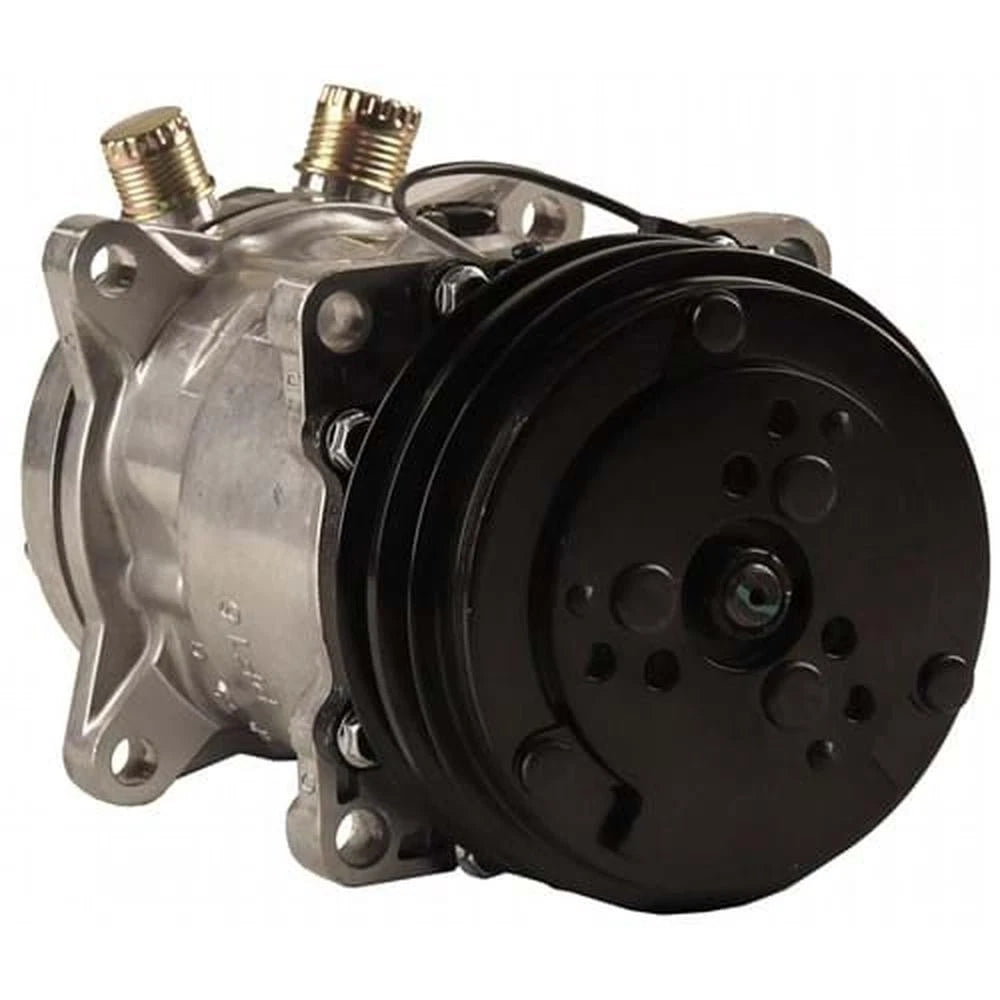 88010106A Sanden SD508 Compressor, with 2 Groove Clutch - Fits MacDon