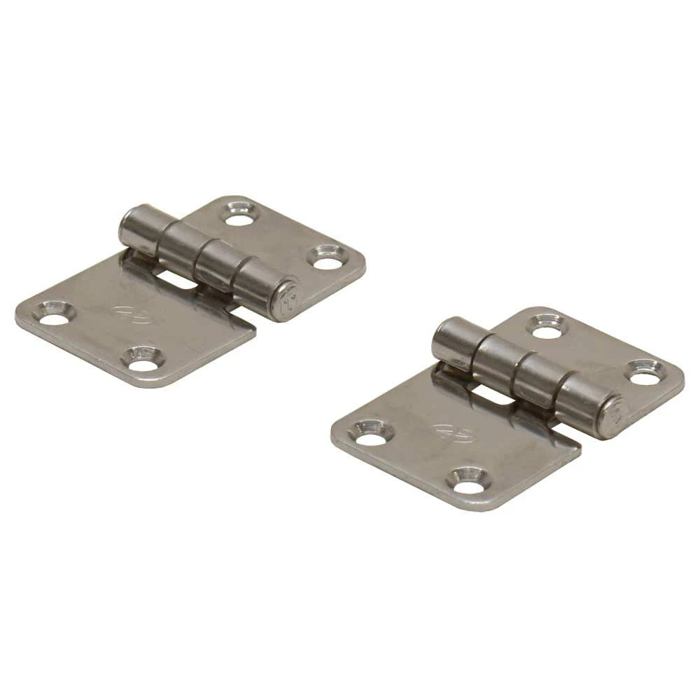 Gem Lux Boat Hinges - 2 3/8 X 1 5/8 Inch Stainless (pair)