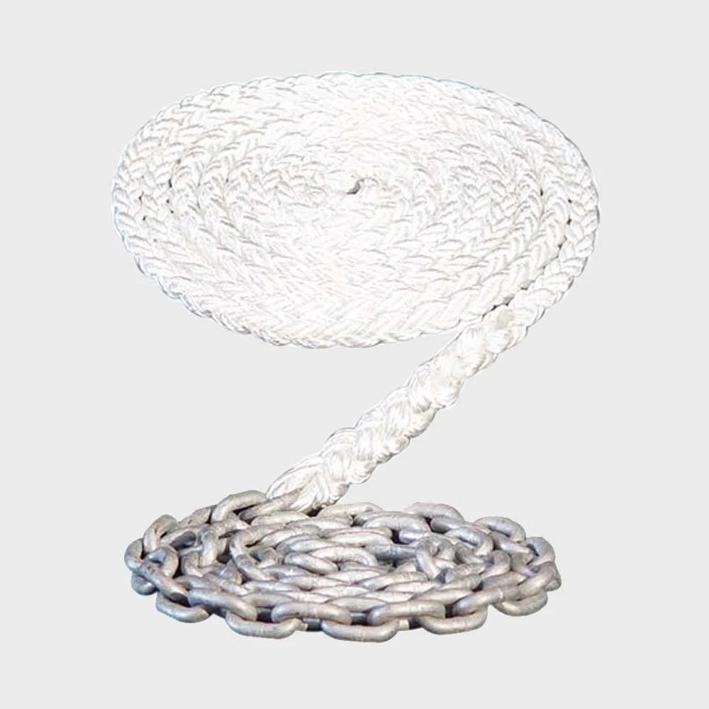MJM Yachts Boat Anchor Rode 502114 - 20Ft Chain X 250Ft Rope