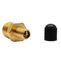 Heavy Duty 14 Inch NPT Solid Brass Air Compressor Fill Valve Nickel Plated