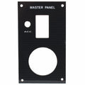 Bass CAT Boat Blank Switch Panel - Master Power Accessory Black