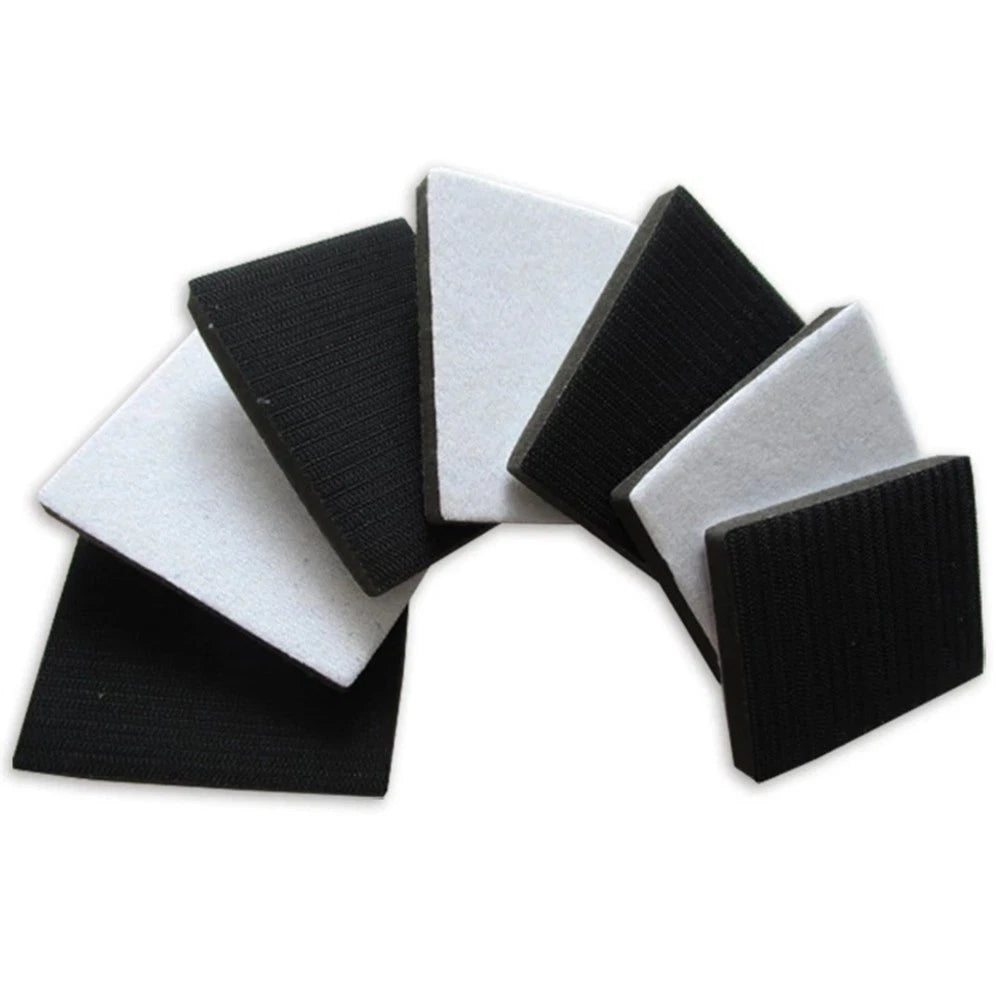 Interface Pad Sander Backing Hook&Loop Interface Pad Rectangle Soft White 12mm