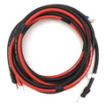 Boat Battery Cables - 6 AWG 8 Foot Red - Black (set of 2)