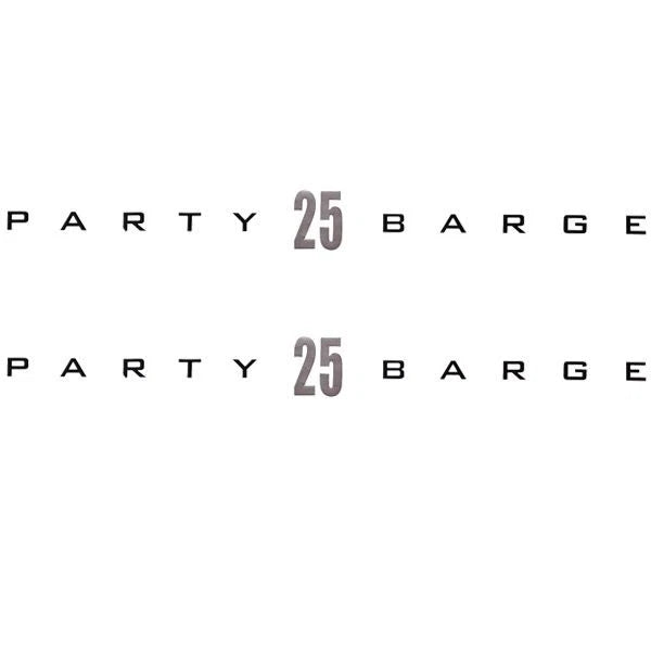 Tracker Boat Brand Decals 145483 - Party Barge 25 Dk Champagne (pair)