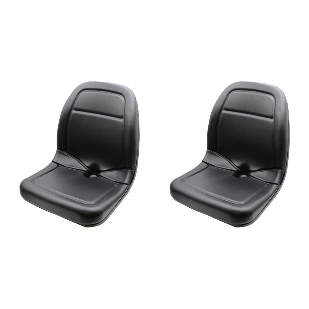 4478301 2 Pack: Black Vinyl Seat Fits John Deere