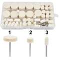 123pc Polishing Wheels for Dremel Rotary Tools Buff and Shine Metal Surfaces