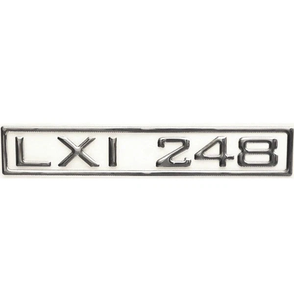 Larson Boat Raised Decal 8624-2788 - 2007 LXI 248 Silver