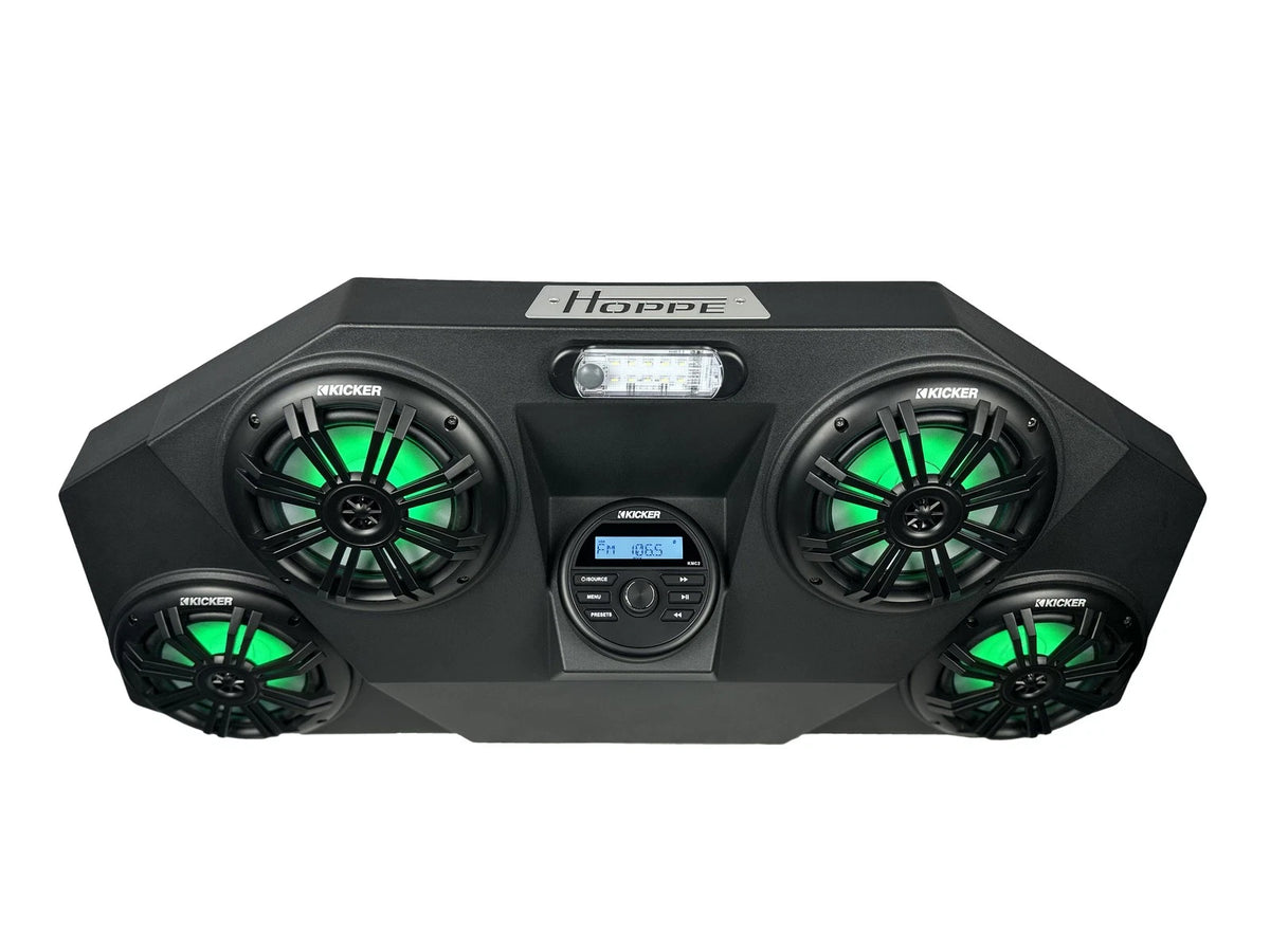HOPPE Audio Mini RGB Marine Speaker System with Bluetooth for UTVs