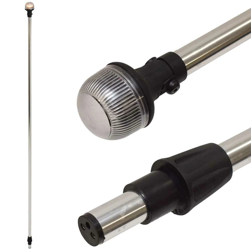 Attwood Boat All-Round Pole Light - 60 Inch 2NM Articulating