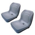 (2-Pack) Gray HIGH BACK SEATS for John Deere Gators
