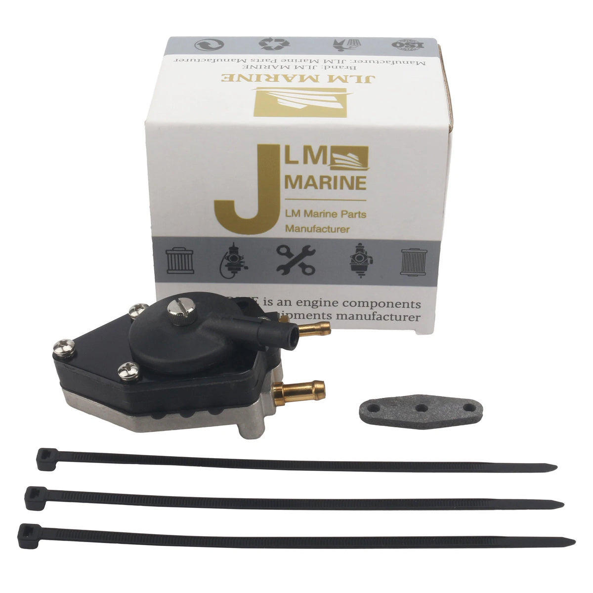 438555 Outboard Fuel Pump & Gaskets Kit for Evinrude Johnson Marine Outboard