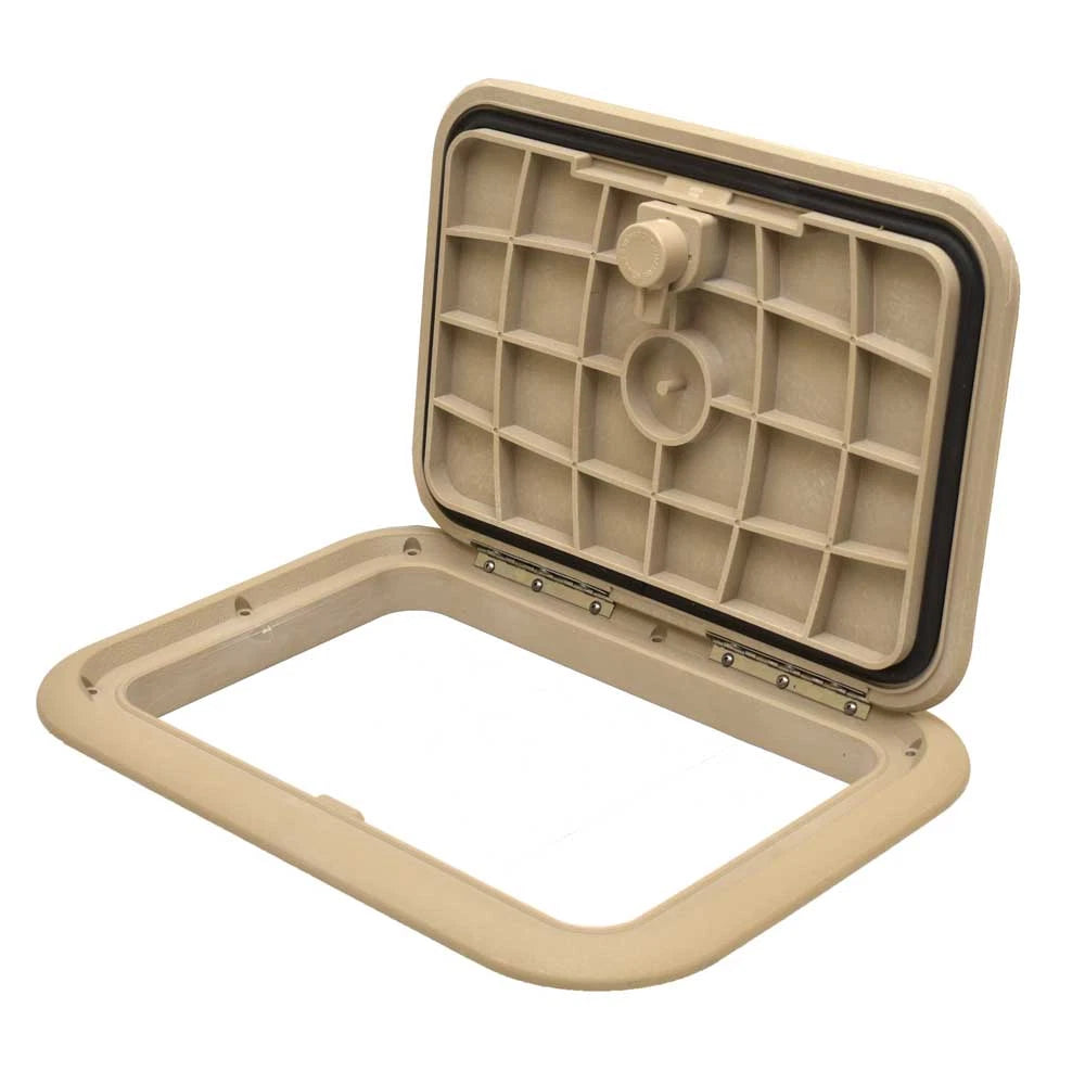 TH Marine Boat Deck Hatch HDSS-1115-15 - 11 X 15 Inch Dark Beige
