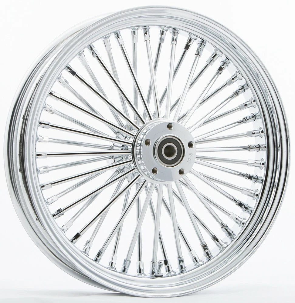 HardDrive Chrome Spoked Front Wheel 18x3.5 for V-Twin Motorcycles 2000+