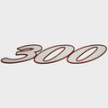 Cruisers Boat Model Decal Sticker V1969300 - 300 Express Silver Red