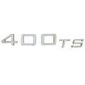 Tahoe Boat Raised Emblem Decal 182475 - 400 TS Silver 10 3/4 Inch