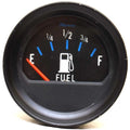 Faria Boat Fuel - Gas Gauge - 2 Inch Black Blue