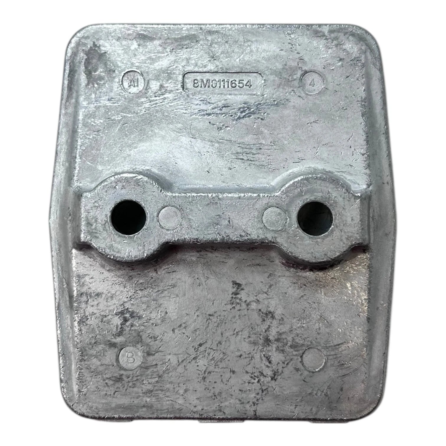 Mercury Quicksilver 8M0111654, Marine Anode Plate for Four Stroke V8, OEM