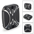 Brake Reservoir Master Cylinder Cover for Harley FLSTF Softail Fat Boy 08-15 BLK