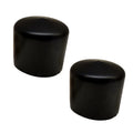 Larson Boat Rod Holder Caps 4272-9041 - 1 7/8 Inch Black Rubber (pair)