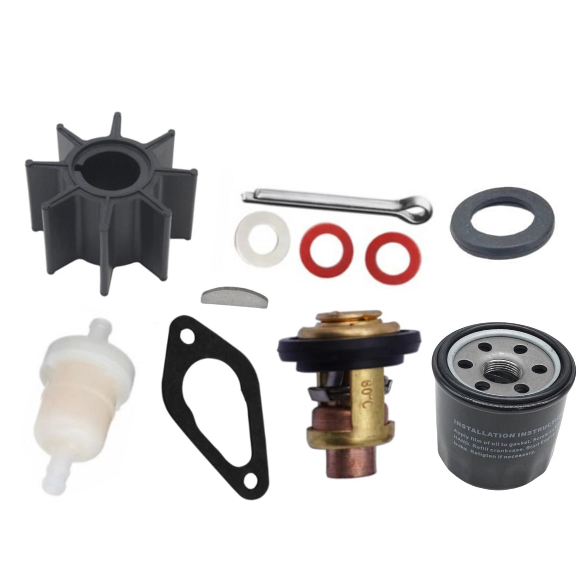 Mercury Mariner 8-9.9 HP Command Thrust EFI Outboard Maintenance Kit 8M0120867