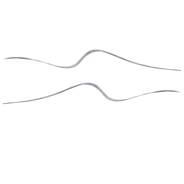 Lund Boat Decals - 60 Inch Silver Stickers (set of 2)