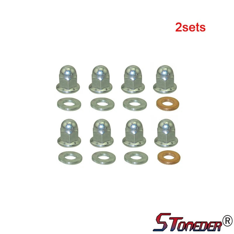 STONEDER 7mm Engine Head Stud Acorn Nut Set for 125cc 140cc Motor Pit Dirt Bike
