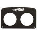 Mako Boat Blank Gauge Panel 303742 - Black 9 1/4 X 5 1/2 Inch